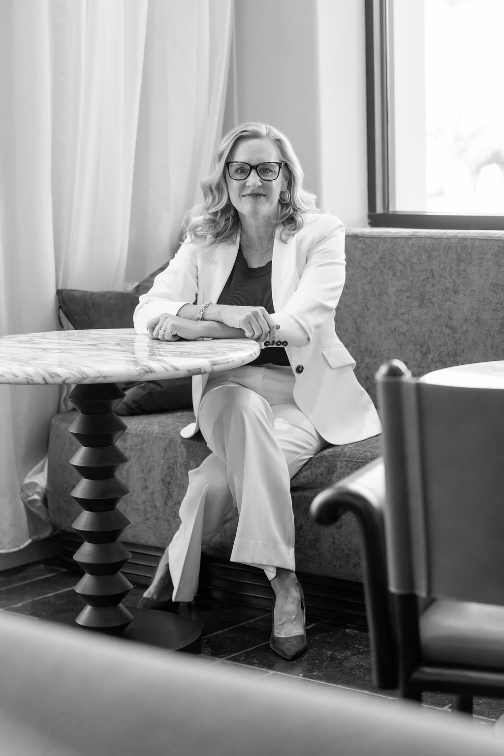 Jennifer Edwards leading a retreat